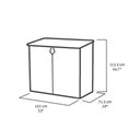 Ver imagem 5 de Baú Multiuso Keter Store 2 Portas em Prolipropileno com Fechadura Bege/Marrom SE