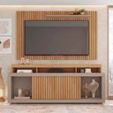 Ver imagem 1 de Painel Tv 60 Pol 180cm e Bancada com Rodízio Sala Navel C01 - D’Rossi