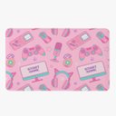 Ver imagem 2 de Tapete para Quarto Infantil Estampado Streamer Girl 60cm X 40cm - Base Antiderrapante