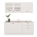 Ver imagem 4 de Cozinha Compacta Modulada 4 Peças 6 Portas 3 Gavetas com Tampo Sevilha Branco/Artico