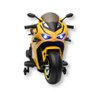 Motocicleta Eletrica Speed Amarela 12v - Shiny Toys - 4
