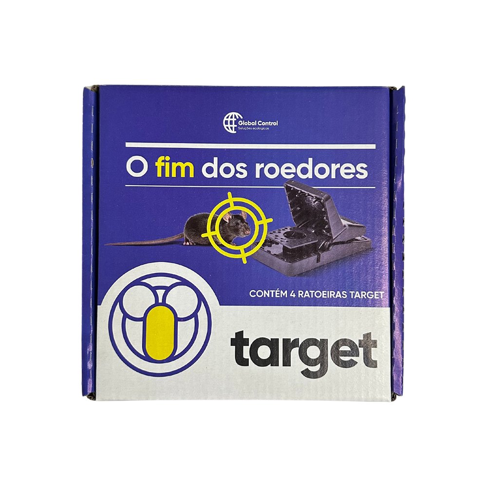 Kit Caixa 4 Ratoeiras Boca de Crocodilo - Target - 2