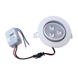Spot de Led 3w Embutir 12v 24v para Motor Home Lancha Van - 1