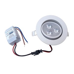Spot de Led 3w Embutir 12v 24v para Motor Home Lancha Van