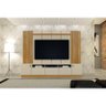 Painel Home Nicho Ripado Theater Monaco Valdemoveis Off White/cinamomo - 2