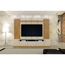 Ver imagem 2 de Painel Home Nicho Ripado Theater Monaco Valdemoveis Off White/cinamomo
