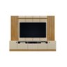 Painel Home Nicho Ripado Theater Monaco Valdemoveis Off White/cinamomo - 1