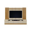 Ver imagem 1 de Painel Home Nicho Ripado Theater Monaco Valdemoveis Off White/cinamomo