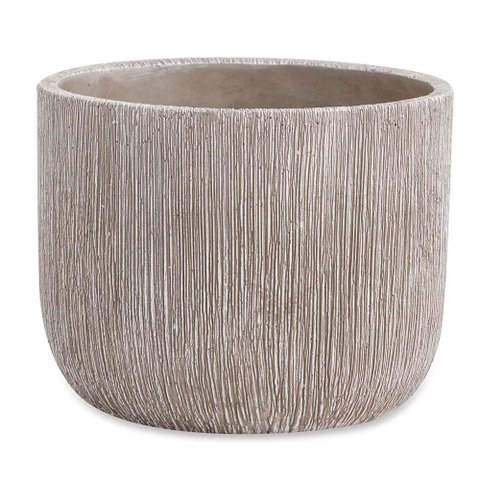 Cachepot em Cimento Cinza - 15cm Abra Casa