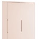Ver imagem 4 de Guarda-roupa Retrô 3 Portas Théo New Rosa Fosco com Natural - Reller