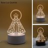 Luminária 3d Led Santa Nossa Senhora Aparecida - 1