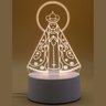 Luminária 3d Led Santa Nossa Senhora Aparecida - 2