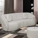 Ver imagem 2 de Sofá Decorativo com Almofadas 3 Lugares 288cm Tressê Zion M22 Linho Cru - Mpozenato