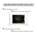 Ver mais imagens de Kit 4 Travesseiros Select Royal Toque de Plumas Linha Hotelaria