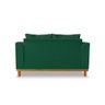 Sofá Namoradeira Viena 02 Lugares Suede Verde - Madeira Prima Deccor - 5