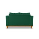 Ver imagem 5 de Sofá Namoradeira Viena 02 Lugares Suede Verde - Madeira Prima Deccor
