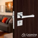 Ver imagem 3 de Fechadura de Porta Pado Vivaldi Cromada 40mm Externa