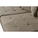 Ver imagem 5 de Sofá Olinda Modular 5 Lugares 2.50 MT com Molas Retrátil e Reclinável Linho Corriente Sofatec