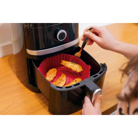 Forma de Silicone para Airfryer 19cm Mor