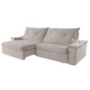 Ver imagem 3 de Sofá Apollo Veludo 02 Módulos 90 Cm B25cm Meu Sofá Online B026 Veludo Prata