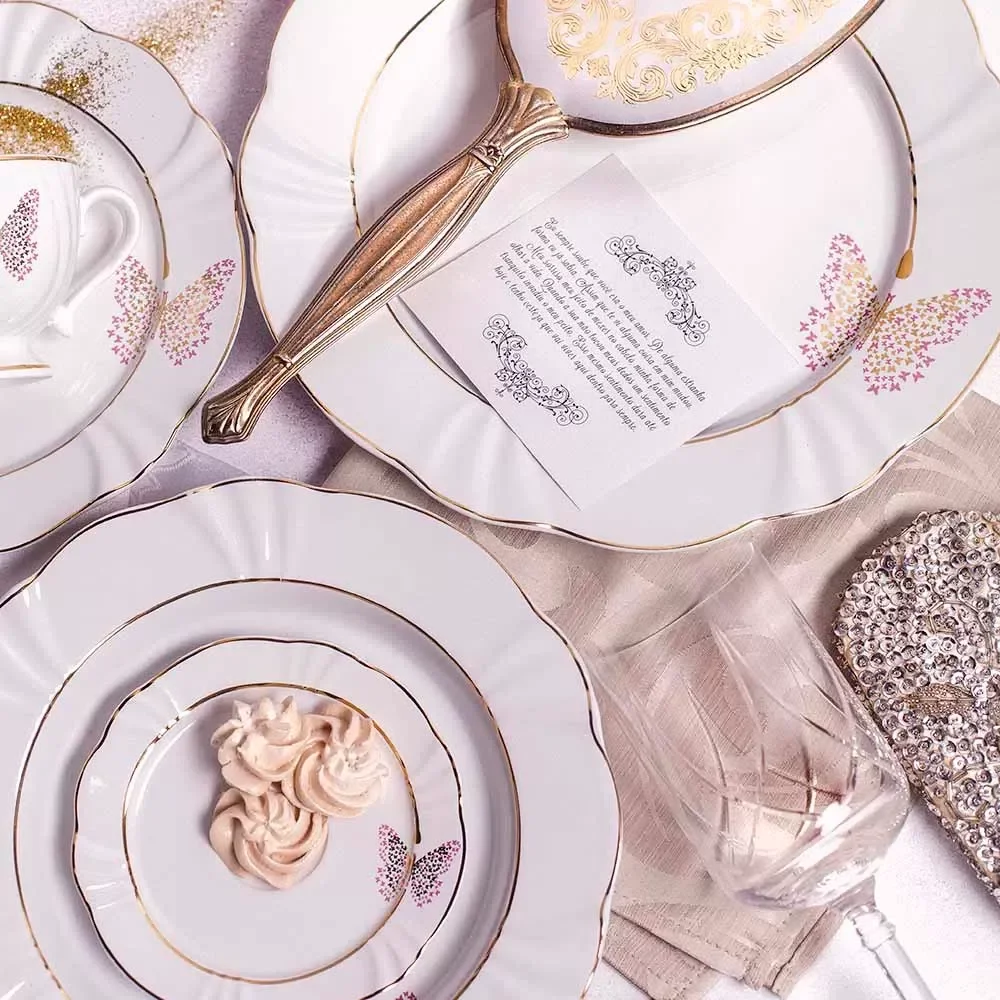 Aparelho de Jantar e Chá 30 Peças Soleil Encantada - Oxford - 8