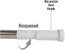 Ver imagem 3 de Varão Haste Extensível Extensor Varao de 70 Cm até 120 Cm - Multiuso - Box de Banheiro - Cortina Ban