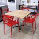 Ver imagem 3 de Cadeira Allegra Vermelha Rivatti