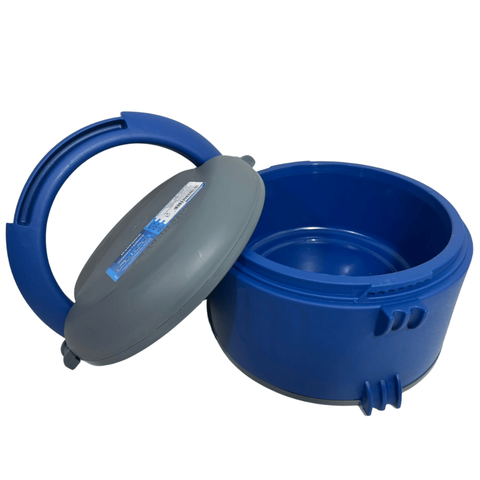 Marmita Termica Plus 1,5l sem Divisória C/ Alça Azul Soprano
