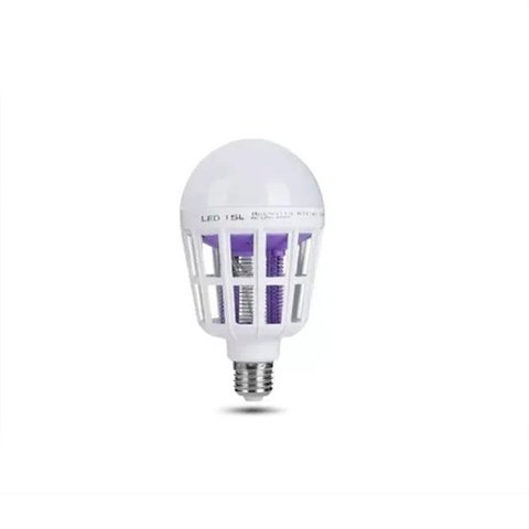 Lâmpada Luz Led 15 Watts Mata Mosquito Pernilongo 220v 110v