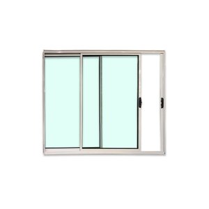 Janela de Correr 2 Folhas de Alumínio Branco 100x120