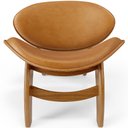 Ver imagem 3 de Kit 2 Poltronas Decorativa Orgânica Sala Living Kadosh L02 Couríssimo Canela - Lyam Decor