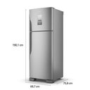 Ver imagem 3 de Geladeira Panasonic Duplex Frost Free Inverter A+++ 483 Litros Aço Escovado Bt71pv4xb 220v