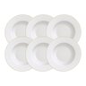 Jogo de Pratos Rasos Tramontina Elisa 6 Peças 28cm em Porcelana com Filete de Ouro - 3