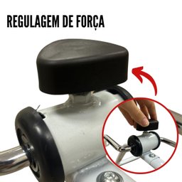 Mini Bicicleta Ergométrica Portátil Fisioterapia Idosos Braços e Pernas Ciclo Bike Importway Iwmbe - 4