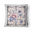 Ver imagem 2 de Kit 3 Capas de Almofada 43x43cm Microfibra Floral Arabesco Floral Provençal