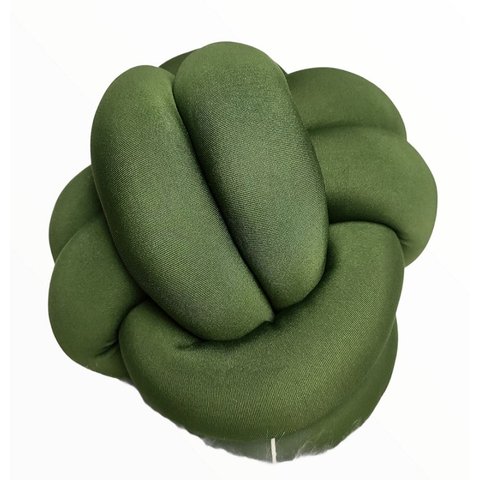 Almofada de nó Escandinavo Verde Militar