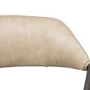 Ver imagem 7 de Cadeira de Jantar Georgia com Braço Decoração Exclusiva Metal Premium Georgia Bege/Grafite/Corino Savan
