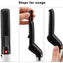 Ver imagem 3 de Pente Elétrico Modelador Alisador Prancha Para Barba Bivolt