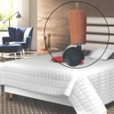 Ver imagem 4 de 1 Pé Para Cama 13cm cor Mel Box Casal Rodizio Para Moveis Box Solteiro