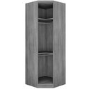 Ver imagem 5 de Closet de Quarto Canto Obliquo Rizon c/ 1 Porta Branco - Novo Horizonte