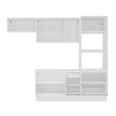 Ver imagem 3 de Cozinha Completa Meena 8 Portas 4 Gavetas 40250058 Branco - Politorno