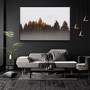 Ver imagem 2 de Quadro Decorativo Arvores e Passaros Voadores Com Moldura e Sem Vidro 100X160