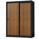 Ver imagem 3 de Guarda-roupa Solteiro Madesa Dallas Plus 2 Portas de Correr 4 Gavetas