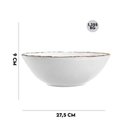 Ver imagem 3 de Tigela Saladeira Branca Borda de Bambu Scalla 27,5cm 1°Linha
