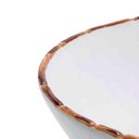 Ver imagem 4 de Tigela Saladeira Branca Borda de Bambu Scalla 27,5cm 1°Linha