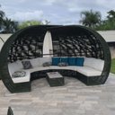 Ver imagem 3 de Cabana Luxo em Corda Náutica - Tecido Duna Cru