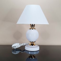 Abajur Moderno Decoração Quarto Sala Luminária Lâmpada White Branco - 6