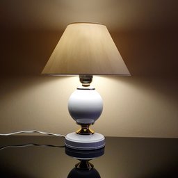 Abajur Moderno Decoração Quarto Sala Luminária Lâmpada White Branco - 5