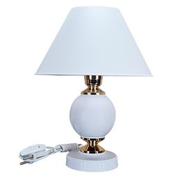 Abajur Moderno Decoração Quarto Sala Luminária Lâmpada White Branco - 1