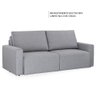 Sofá Retrátil 3 Lugares Herval Adapt, Linho Cinza - 6